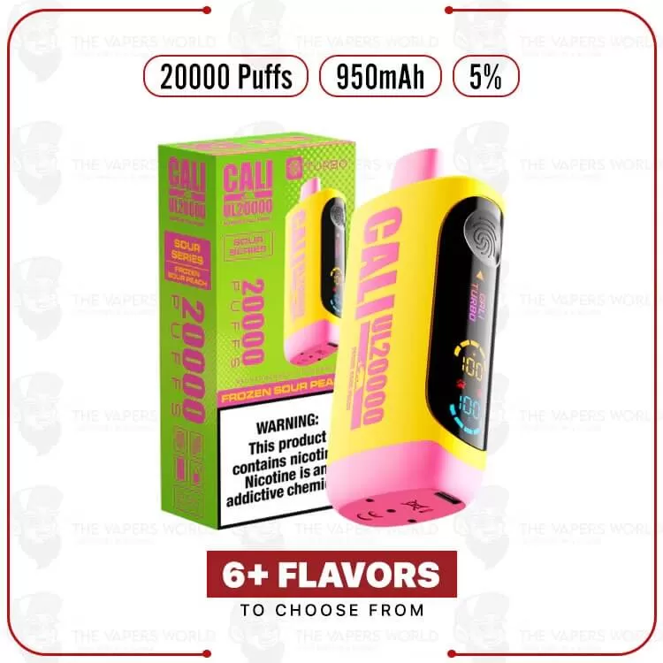 Cali UL20000 Sour Edition 20K Puff Disposable