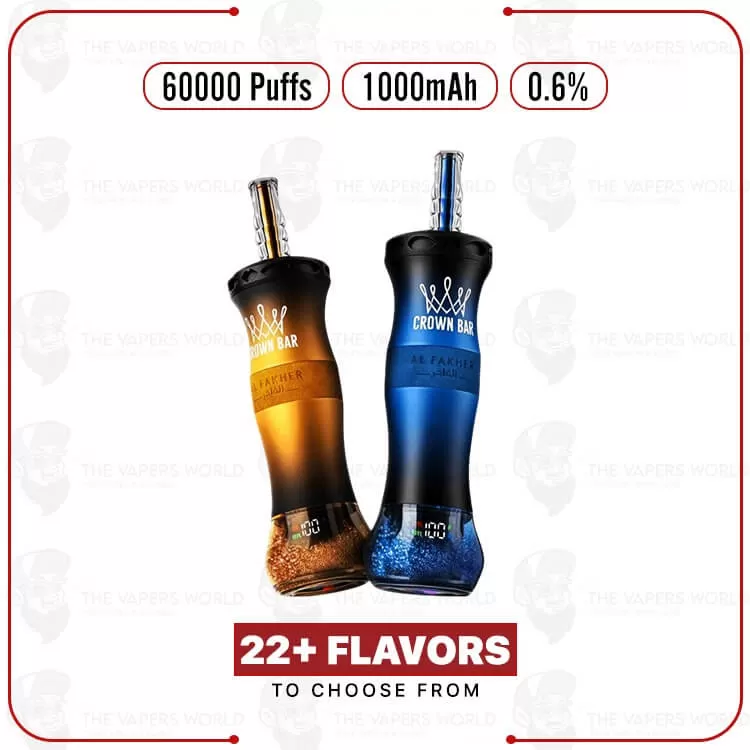 AL Fakher Crown Bar 60K E Hose X Disposable