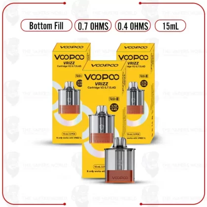 VooPoo VRIZZ V2 Replacement Pod Cartridge – 2PK