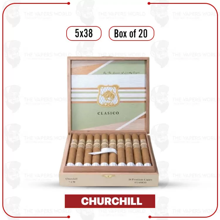 Classico by Lucky Cigar: Churchill 7×50 Box of 20 Cigars