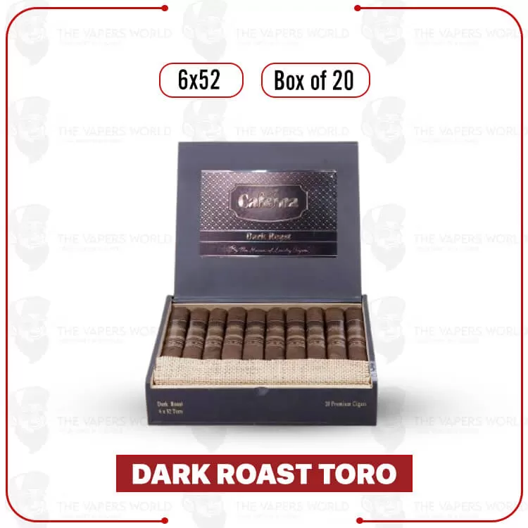 Cafeina Dark Roast Toro 6×52 Cigars | Box of 20