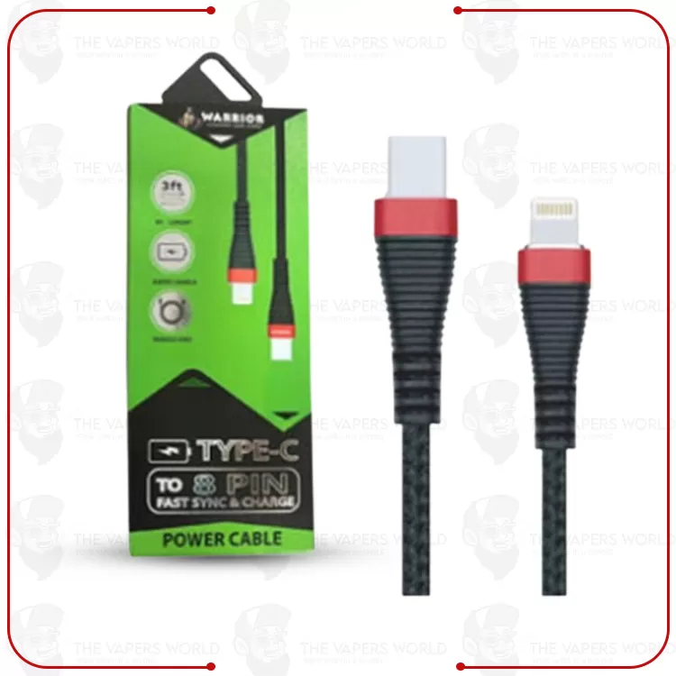Type C To Usb Charger / Data Sync 1m 3 Ft. Cable (Premium)