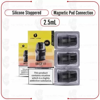 Lost Vape Ursa Replacement Pod Cartridge – 3PK