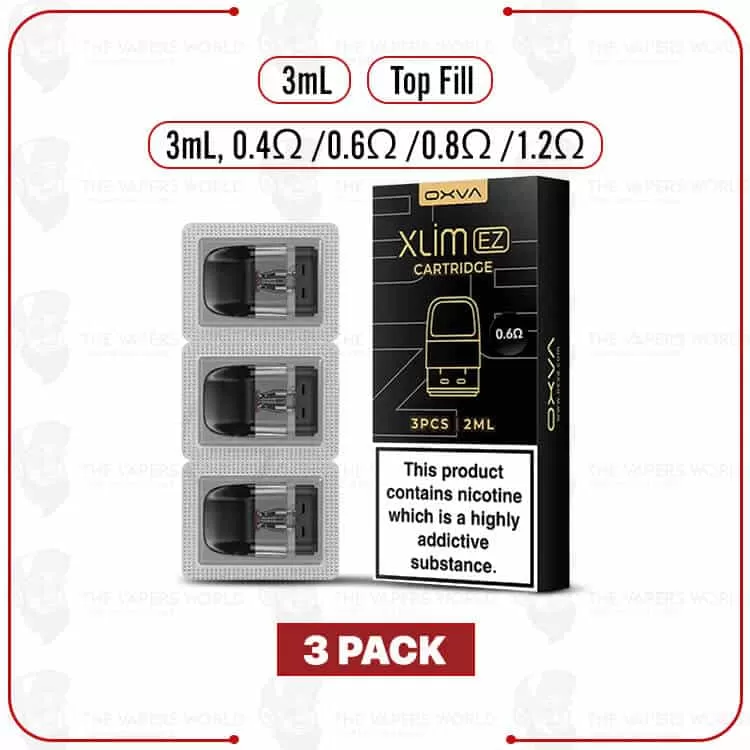OXVA XLIM EZ Replacement Pod Cartridge – 3PK