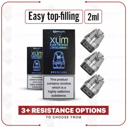 OXVA Xlim Top Fill Replacement Pod Cartridge – 3PK