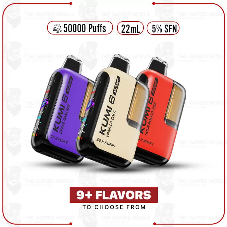 KUMI 6 Scenic 50K Puffs Disposable