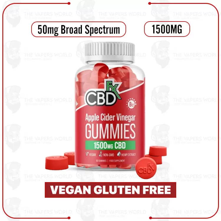 CBDFx CBD Gummies with Apple Cider Vinegar 1500mg