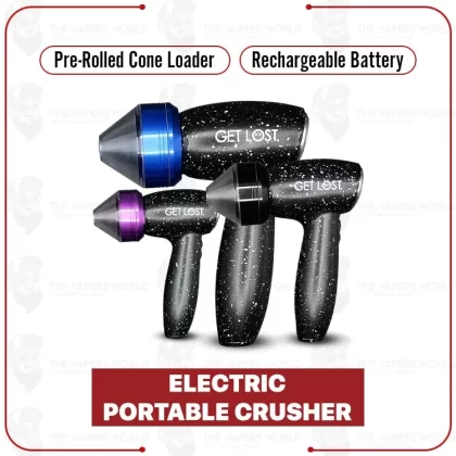 Electric Portable Herb Grinder with Pre-Rolled Cone Loader
