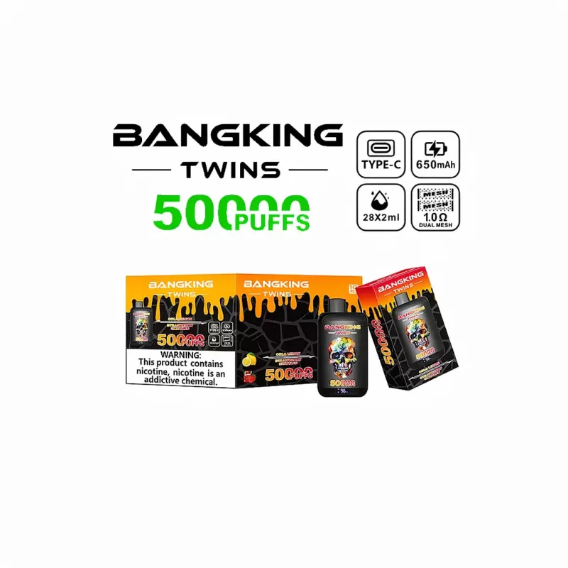 Bang King Twins 50K Puff Dual-Flavor Disposable Vape - Image 2