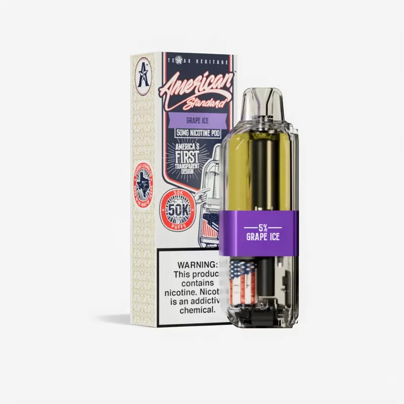 American Standard 50K Disposable PODS | Dual Mesh Coil Vape - Image 3