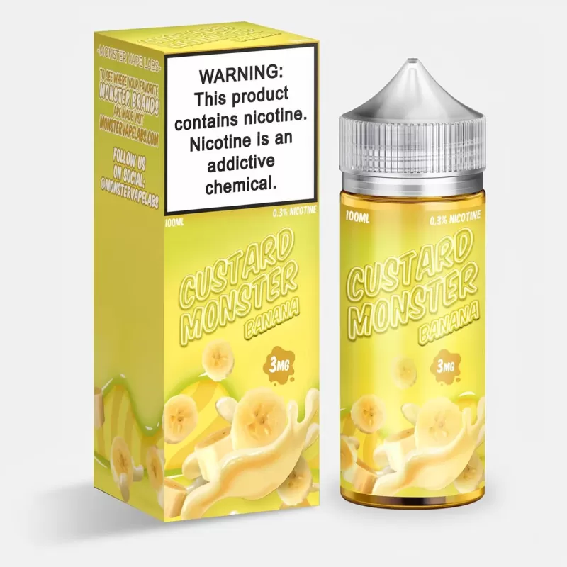 Banana – Custard Monster – 100mL – Made in USA – Vape Juice
