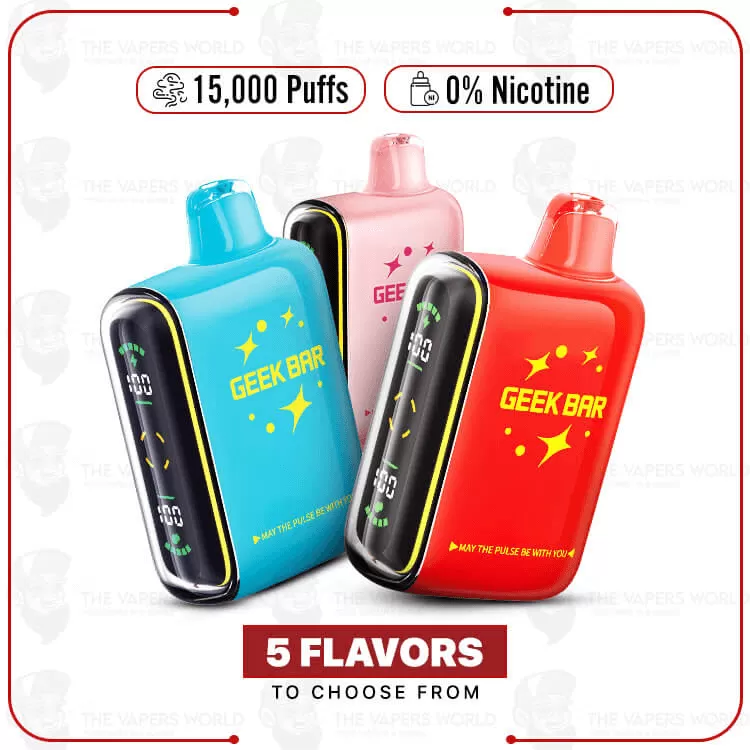 Geek Bar Pulse Zero – 15000 Puffs 0% Nic Disposable Vape