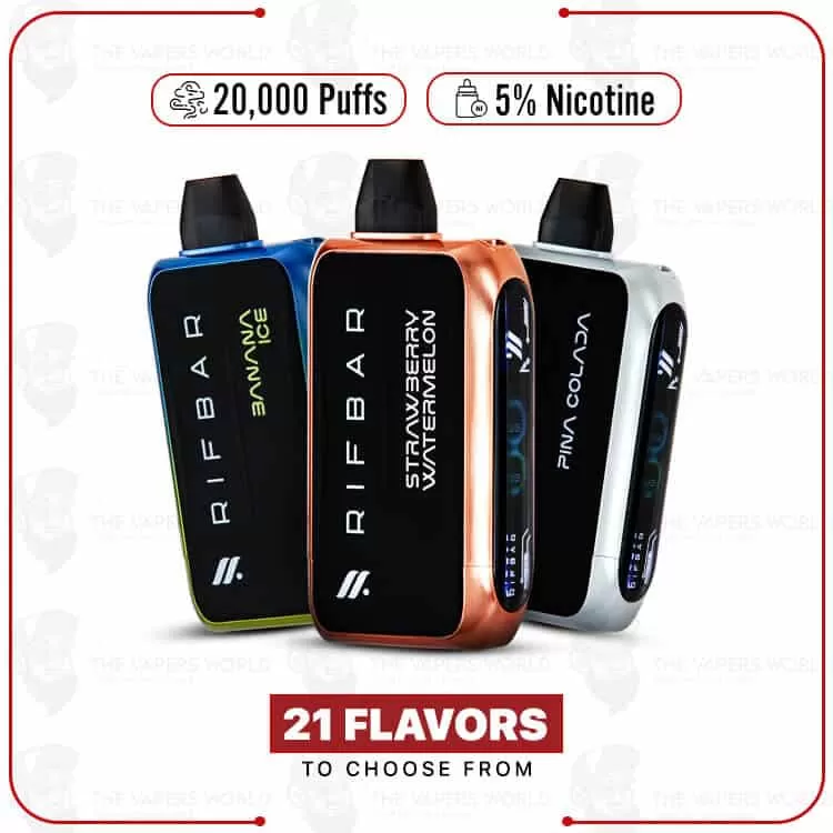 RifBar Vape Turbo X 15000 Puffs