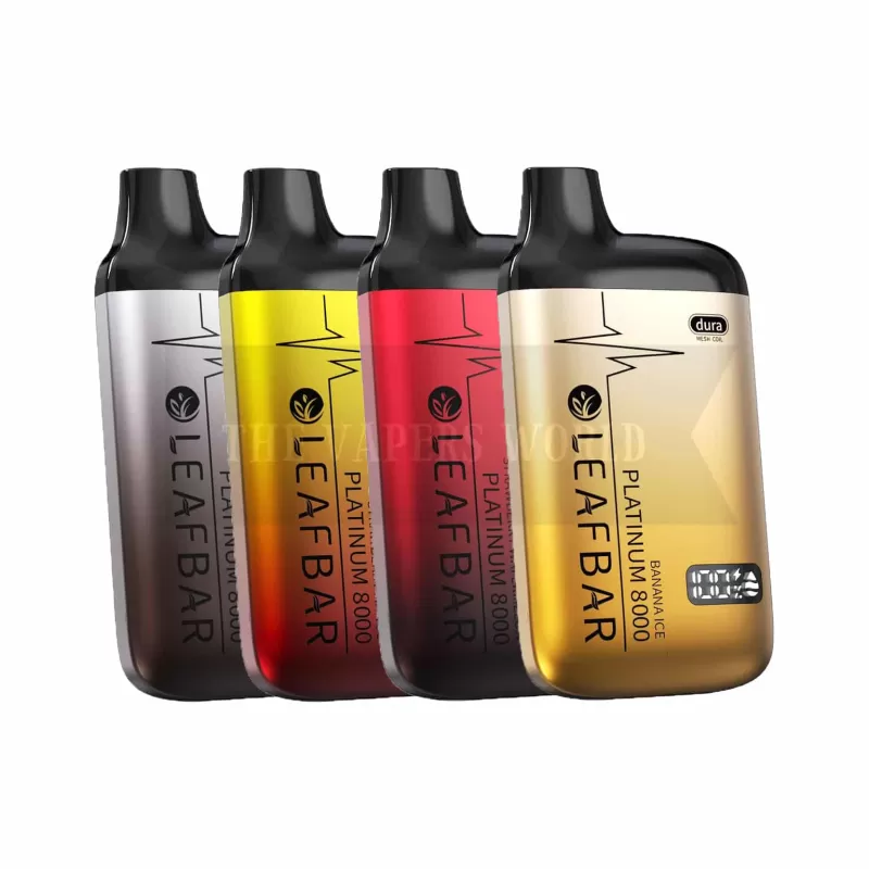Leaf Bar Platinum 8000 Puff Disposable Vape - Image 3