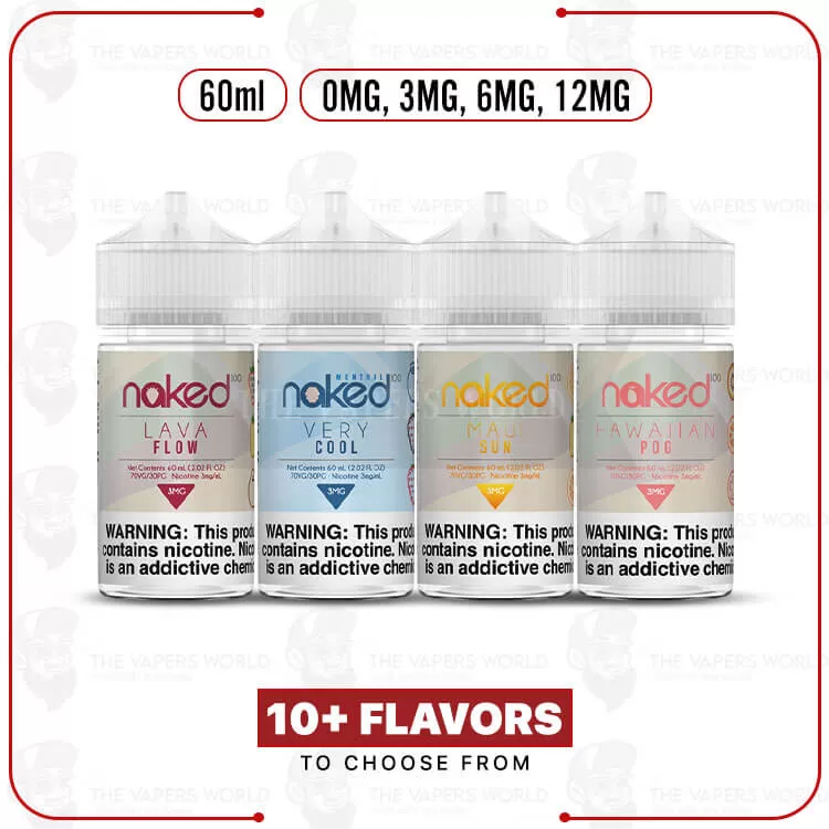 Naked 100 E-Liquid Vape Flavors 60ml