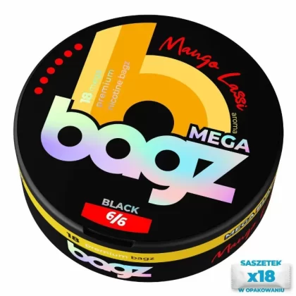 Woreczki nikotynowe BAGZ Mango Lassi 6/6 20mg Snus AKCYZA