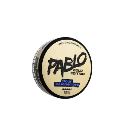 Woreczki nikotynowe PABLO Gold 20mg – Sour Blueberries Snus AKCYZA