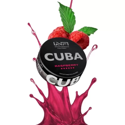 Woreczki nikotynowe CUBA BLACK 19,9mg – Raspberry Snus AKCYZA