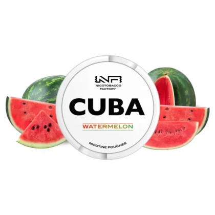 Woreczki nikotynowe CUBA WHITE 16mg – Watermelon Snus AKCYZA