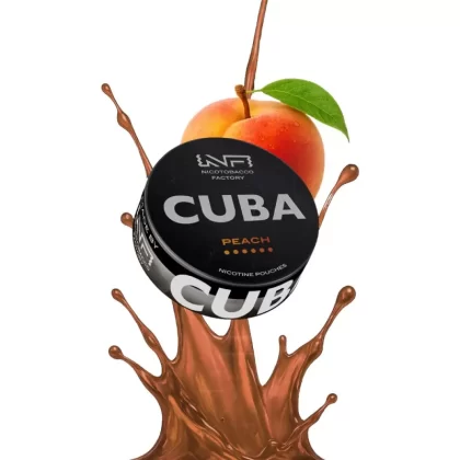 Woreczki nikotynowe CUBA BLACK 19,9mg – Peach Snus AKCYZA