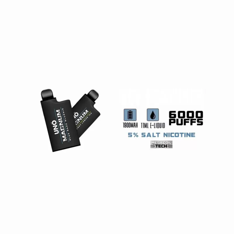 UNO Magnum 6000 Disposable – Mesh Coil Nicotine Salt Vape - Image 3