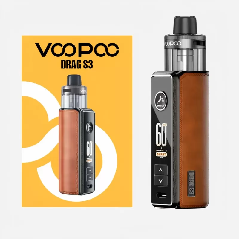 VOOPOO DRAG S3 60W Pod Mod Kit – 3000mAh MTL - Image 2