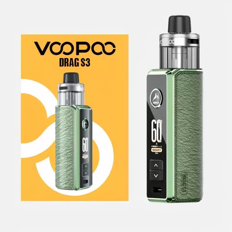 VOOPOO DRAG S3 60W Pod Mod Kit – 3000mAh MTL - Image 3