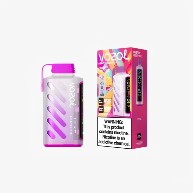 VOZOL Cherry Berry Ice – Dual Mesh Disposable Vape