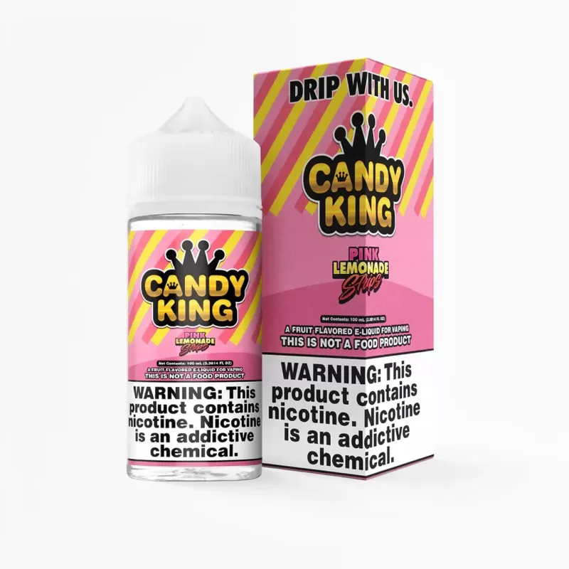 Pink Lemonade Strips – Candy King – 100mL – 70%VG E-Liquid