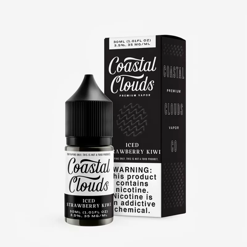 Coastal Clouds Iced Strawberry Kiwi Menthol Salt Nic 30mL