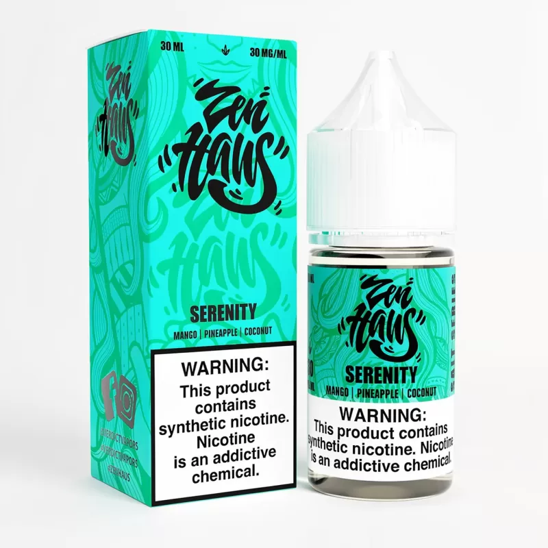 Serenity SALT – Zen Haus – 30mL – Made in USA – Nic Salt