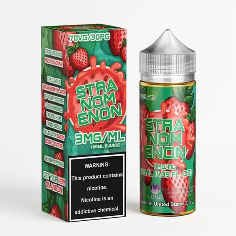 Stranomenon – Nomenon E-Liquids – 120mL -70% VG – Strawberry