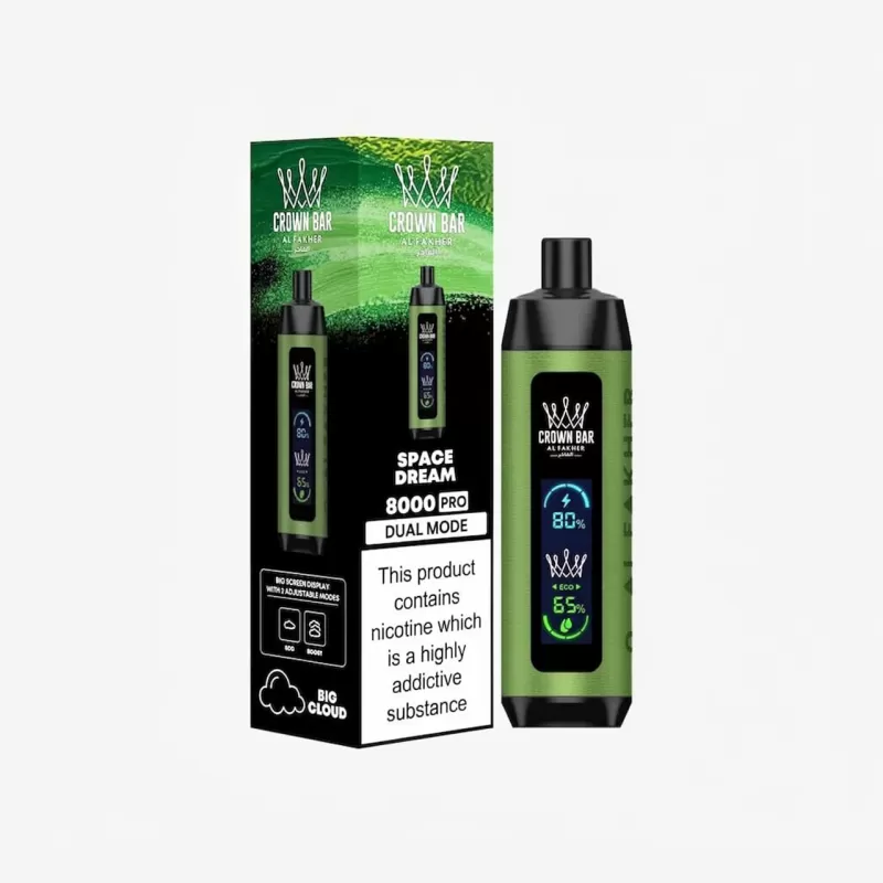 Crown Bar Al Fakher 8000 Blueberry – 18mL Disposable Vape - Image 2
