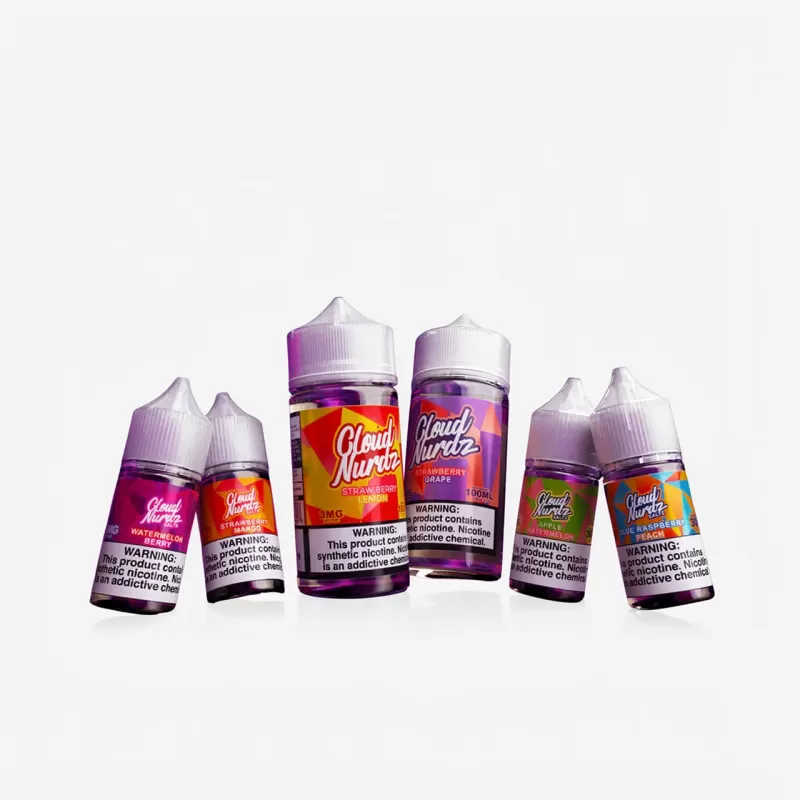 Apple Watermelon SALT – Cloud Nurdz – 30mL – Smooth Nic Salt - Image 2