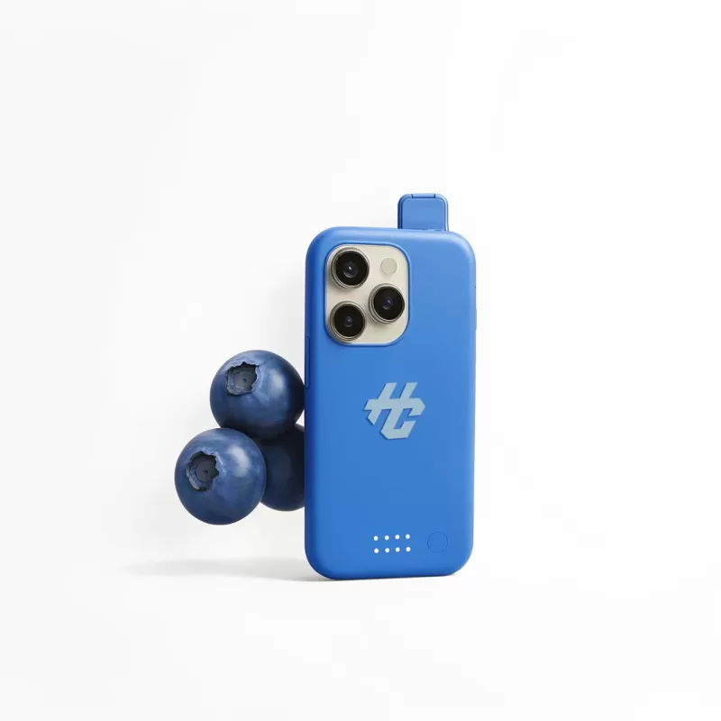 HUMOCASE Blue Razz Ice – Ecig Phone Case – 2-in-1 Vape - Image 2