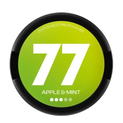 Woreczki nikotynowe 77 SLIM 10.4mg – Apple Mint Snus AKCYZA