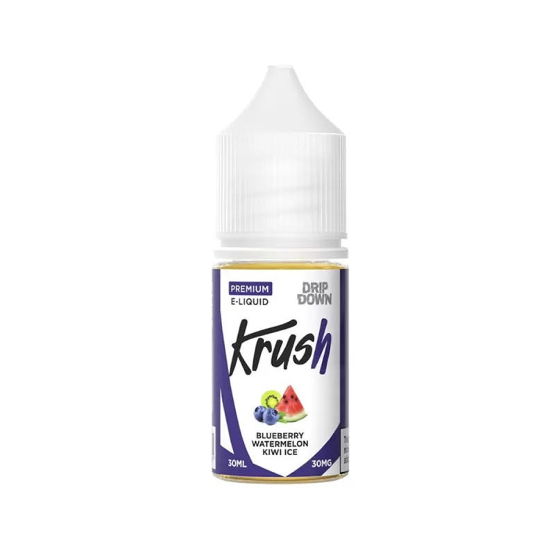 Drip Down Krush Series Salt – Blueberry Watermelon Kiwi Ice 30ml (30, 50 mg)
