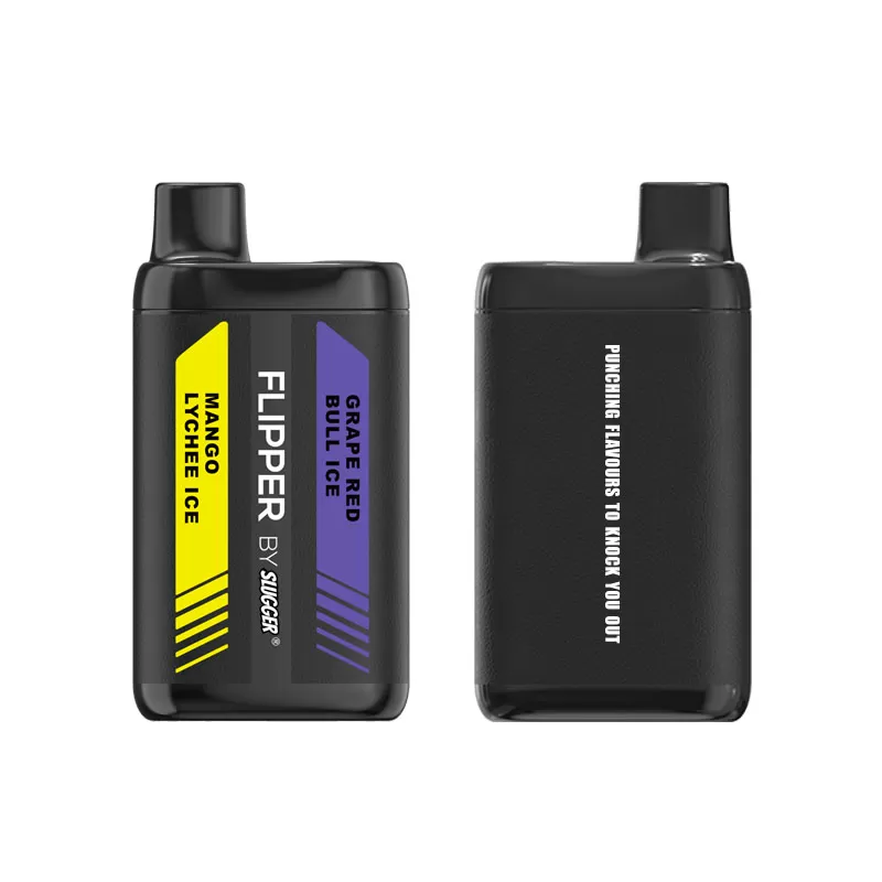 Mango Lychee Ice + Grape Red Bull Ice – Flipper 12000 puffs By Slugger
