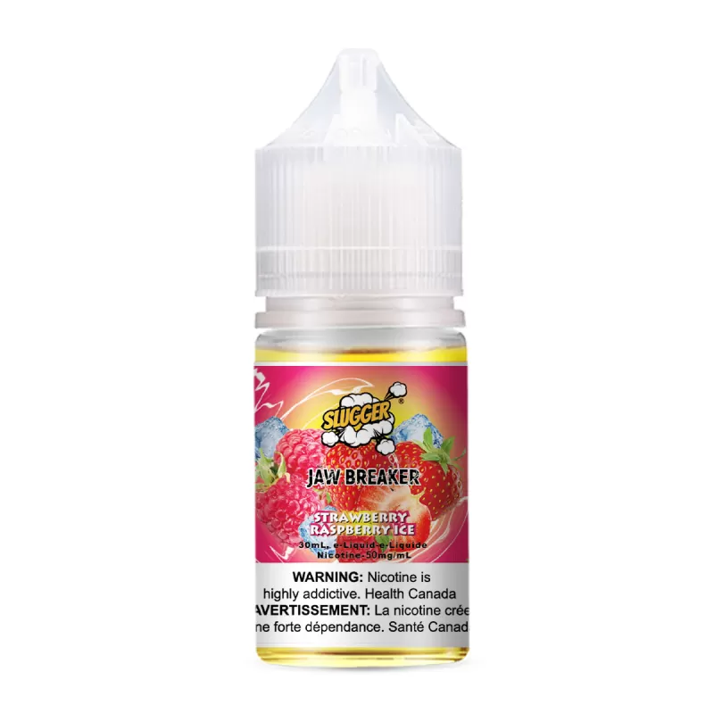Slugger Jaw Breaker Series Strawberry Raspberry Ice – 30ml Nic Salt - Image 2