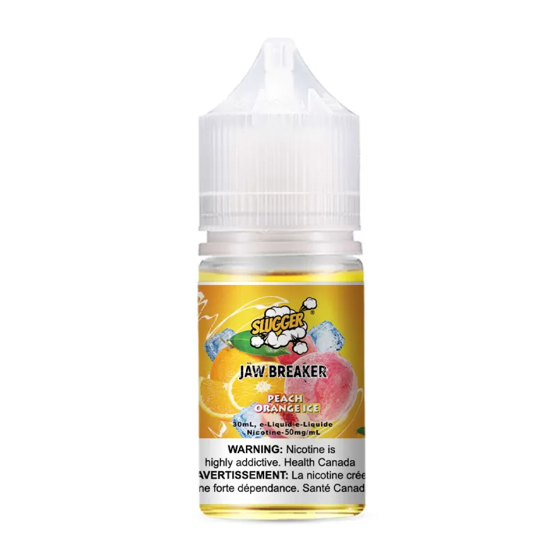 Slugger Jaw Breaker Series Peach Orange Ice – 30ml Nic Salt - Image 2