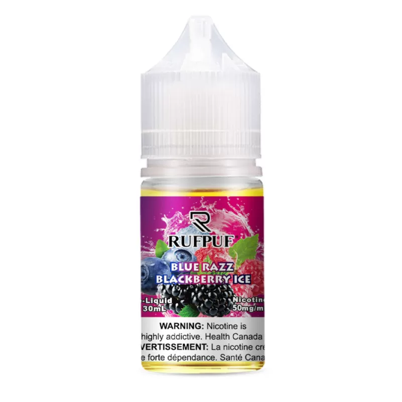 RufPuf Canadian Series Blue Razz Blackberry Ice Nic Salt – 30ml - Image 2