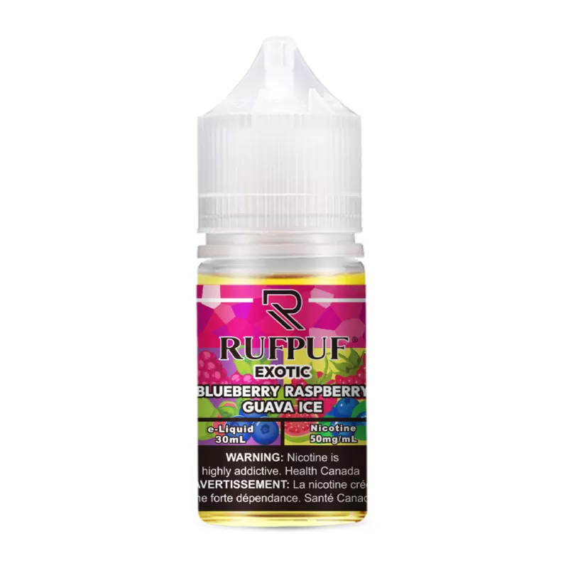 RufPuf Exotic Blueberry Raspberry Guava Ice Nic Salt – 30ml - Image 2