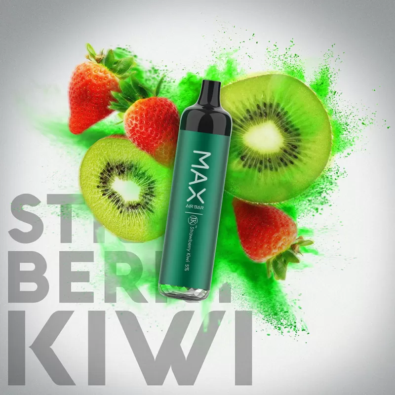 AIR BAR MAX STRAWBERRY KIWI – 2500PUFF DISPOSABLE 5%