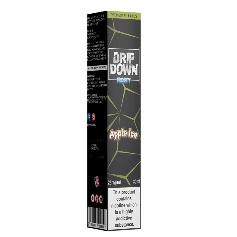 Drip Down Frosty Apple Ice Saltnic 30ml - Image 2