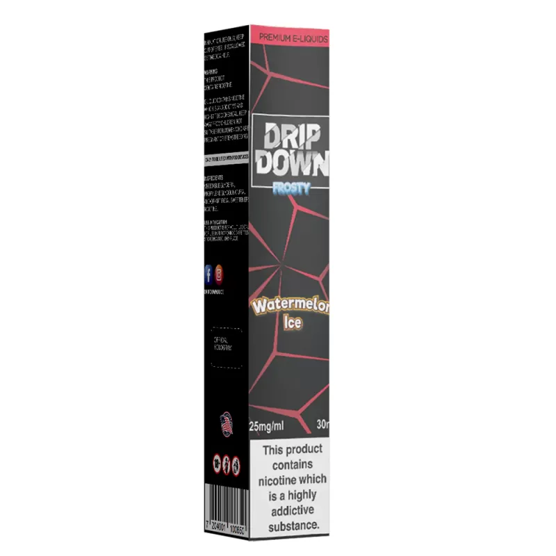 Drip Down Frosty Watermelon Ice Saltnic 30ml - Image 3