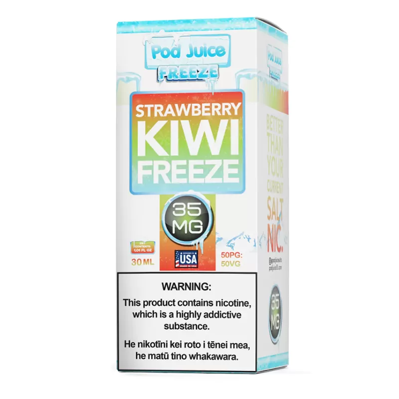 Strawberry Kiwi Freeze 30ml – Pod Juice Salt - Image 3
