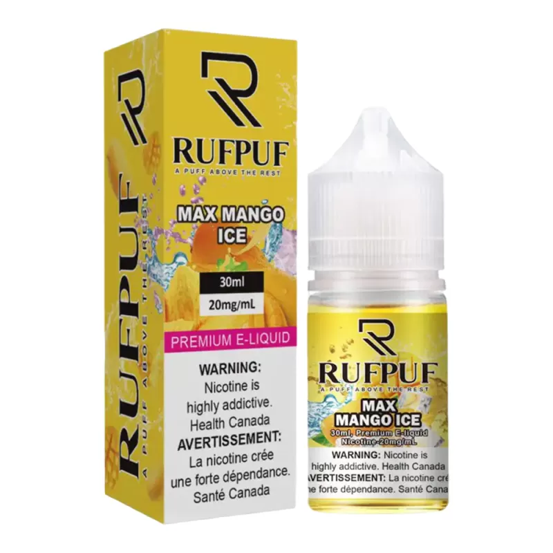 RufPuf Max Mango Ice Nic Salt – 30ml – 20, 35 and 50mg (Available)