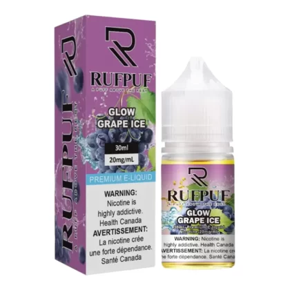 RufPuf Glow Grape Ice Nic Salt – 30ml