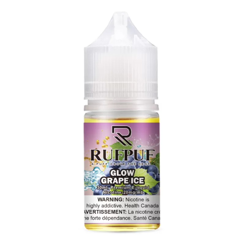RufPuf Glow Grape Ice Nic Salt – 30ml - Image 2
