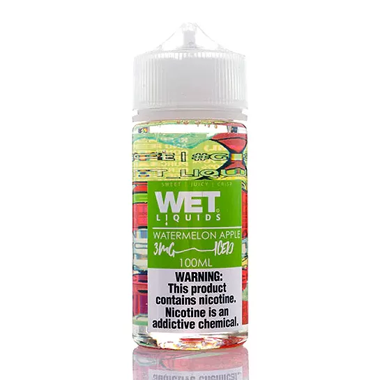 WET LIQUIDS Watermelon Apple Ice E-liquid -100ml - Image 2